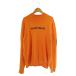  Pearly Gates PEARLY GATES вязаный вырез лодочкой длинный рукав Logo размер 4 orange внутренний стандартный QQQ мужской 