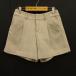  Spick &amp; Span Spick&amp;Span шорты linen. ламе бежевый сделано в Японии 38 женский 