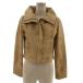 Pinky Girls Pinky Girls jacket outer fake leather Zip up beige M lady's 