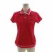  ellesse ellesse рубашка-поло короткий рукав Logo нашивка точка розовый красный красный желтый желтый цвет белый M женский 