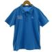  Le Coq s Porte .fle coq sportif рубашка-поло Logo вышивка принт короткий рукав хлопок . синий blue белый S мужской 