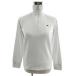  ellesse ellesse cut and sewn с высоким воротником половина Zip Logo вышивка длинный рукав белый L женский 