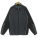  Reebok Reebok Claw s тренировка жакет X6424RR воротник-стойка длинный рукав Logo вышивка Zip выше распределение цвета серый чёрный белый M