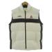  Le Coq s Porte .fle coq sportif GOLF COLLECTION жилет QG6633 воротник-стойка Logo вышивка линия распределение цвета слоновая кость темно синий LL