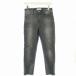 ko Large . канава .rudaga Ran teHealthy Denim Denim брюки джинсы обтягивающий cut off Zip fly W23 серый женский 