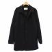 Calvin Klein CALVIN KLEIN пальто с отложным воротником с хлопком внешний 38R черный /TK #MU мужской 