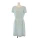  M z серый si-M'S GRACY BIS One-piece колено длина короткий рукав вырез лодочкой linen11 бледно-голубой /BM #MU женский 