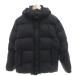  Uniqlo UNIQLO пуховик M чёрный черный с капюшоном . длинный рукав /TL #ECF004 мужской 