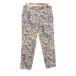 B&amp;Y United Arrows BEAUTY&amp;YOUTH красота &amp; Youth брюки слаксы M синий голубой растения рисунок общий рисунок укороченные брюки длина /NL #ECF004