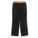  Le Coq s Porte .fle coq sportif брюки-карго S чёрный черный одноцветный полный length cargo карман /SC #ECF004 женский 