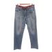  Edwin EDWIN Denim брюки джинсы M индиго голубой draw -тактный кольцо талия woshu обработка полный length /NU #ECF005