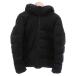  Uniqlo UNIQLO пуховик с хлопком с капюшоном .la gran рукав M чёрный черный /YF #ECF005 мужской 