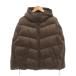  Uniqlo UNIQLO OLD прекрасный товар пуховик верхняя одежда Xl Brown Old Uniqlo с капюшоном . длинный рукав /MX #ECF005 мужской 