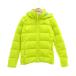  Puma PUMA пуховик XL желтый желтый капот половина длина с хлопком Logo вышивка /NU #ECF006 мужской 