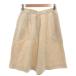  Brooks Brothers BROOKS BROTHERS юбка-брюки 66-92 бежевый плиссировать лен linen/SC #ECG006 женский 