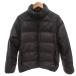  Uniqlo UNIQLO пуховик L темно-серый воротник-стойка одноцветный длинный рукав /TL #ECF006 мужской 