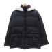  New balance NEW BALANCE пуховик M чёрный черный капот искусственный мех /SX #ECF006 женский 