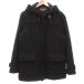  Eddie Bauer EDDIE BAUER полупальто "даффл коут" S угольно-серый с капюшоном . средний половина длина шерсть /ML #ECF006 мужской 