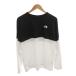  The North Face прекрасный товар длинный рукав bai цвет donp City L/S Bi-Colored Nuptse Tee футболка с длинным рукавом long T XL чёрный белый /TL