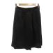 oto-OTTO коллекция Collection Vintage юбка-брюки S чёрный черный midi длина кнопка лен linen/NU #ECF007 женский 