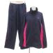  Puma PUMA Wind брейкер выставить жакет полный Zip длинный рукав брюки L темно-синий темно-синий розовый /ML #ECF007 женский 