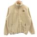  The North Face THE NORTH FACE флис жакет блузон Zip fly воротник-стойка Logo вышивка F слоновая кость /GV #ECG007