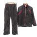  Mizuno MIZUNO джерси выставить жакет брюки L чёрный черный розовый полный Zip /SC #ECF007 женский 