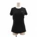  Nike NIKE Dri-FIT футболка M чёрный черный одноцветный раунд шея короткий рукав /SX #ECF007 женский 