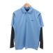  Nike Golf NIKE GOLF рубашка-поло L чёрный черный одноцветный короткий рукав Layered способ /SC #ECF007 женский 