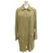  Max Mara we k end линия MAX MARA WEEKEND LINE прекрасный товар Италия производства пальто с отложным воротником Zip выше соотношение крыло 42 длинный длина 