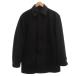  режим izmMODE ISM пальто с отложным воротником M чёрный Black Fly передний длинный рукав /NX #ECF008 мужской 