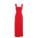 Be si- Be ji- Max Azria BCBGMAXAZRIA Agata V-back Gown платье maxi длинный безрукавка задний cut 0 красный красный /NU