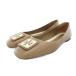  Tory Burch TORY BURCH georgia ballet c-width балетки Flat туфли-лодочки натуральная кожа 7 миндаль цветок /UO #GY19