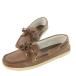  Tod's TOD'S обувь для вождения мокасины deck shoes кожа кожа Logo type вдавлено .36.5 23.5cm чай Brown /CK23 #GY44 женский 