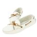  Tod's TOD'S обувь для вождения мокасины deck shoes кожа кожа Logo type вдавлено .37 24.0cm белый белый /CK22 #GY44 женский 