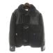  Hermes HERMES 23AW мутоновое пальто полупальто "даффл коут" жакет H363720HH8 овечья кожа Short Serie кнопка кожа ягненка ..