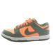 Nike NIKE Dunk Low Retro Gorge Green and Total Orange спортивные туфли кожа low cut US7.5 25.5cm зеленый orange DD1391-300