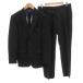 olihikaORIHICA костюм выставить жакет брюки шерсть чёрный черный полоса рисунок /FF #GY19 мужской 