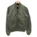  Schott SCHOTT × Jeanasis JEANASIS MA-1 "куртка пилота" блузон с хлопком Zip выше Logo вышивка нейлон F зеленый 