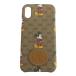 GUCCI Disney сотрудничество смартфон кейс iPhone кейс PVC кожа iPhone X iPhone XS микро GG Mickey Mouse Logo чай цвет 