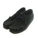  Clarks clarks WALLABEE мокасины обувь замша US12 UK11 29.0cm чёрный 61385591 /MI #GY01 мужской 
