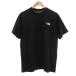  The North Face THE NORTH FACE футболка короткий рукав M чёрный черный бандана квадратное Logo вырез лодочкой NT32446 /SX #GY12 мужской 