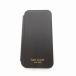  Kate Spade KATE SPADE смартфон кейс кожа Logo I'M ALL EARS iPhone черный /UO #GY18 женский 