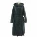  Max Mara MAX MARA The Cube CAMELUXEkyameryuks с хлопком длинное пальто капот ремень имеется 36 XS темно-синий темно-синий /KW #GY05reti