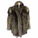  No-brand меховое пальто серебристая лиса мех внешний 11 Brown /TK #MT #GY18 женский 