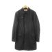  Burberry Black Label BURBERRY BLACK LABEL пальто с отложным воротником стеганое полотно подкладка соотношение крыло L чёрный черный /AH21 #GY18