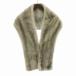  No-brand мех пелерина muffler мех сапфир норка серый /MW женский 