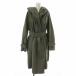  Max Mara MAX MARA RAINWEAR непромокаемая одежда плащ длинный капот ремень имеется 40 M серый 10210414 /MW #GY13 женский 