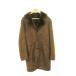LEDER Cris мутоновое пальто spanishu Ram натуральная кожа обратная сторона сторона боа 48 M чай Brown /AH16 #GY18 мужской 