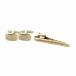  Burberry zBurberrysneki булавка запонки кнопка комплект Logo Gold цвет #GY11 /MQ мужской 